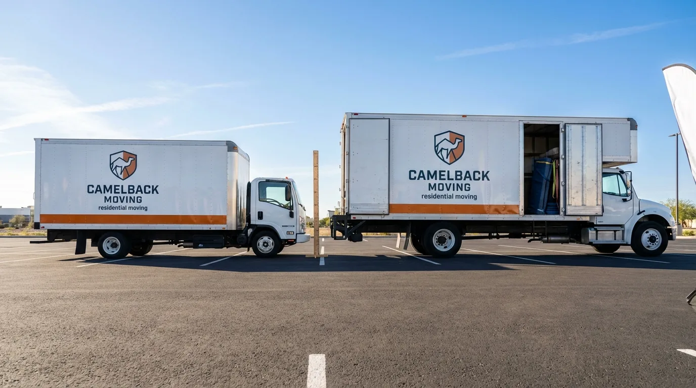 Moving truck size capacity guide in Machiasport